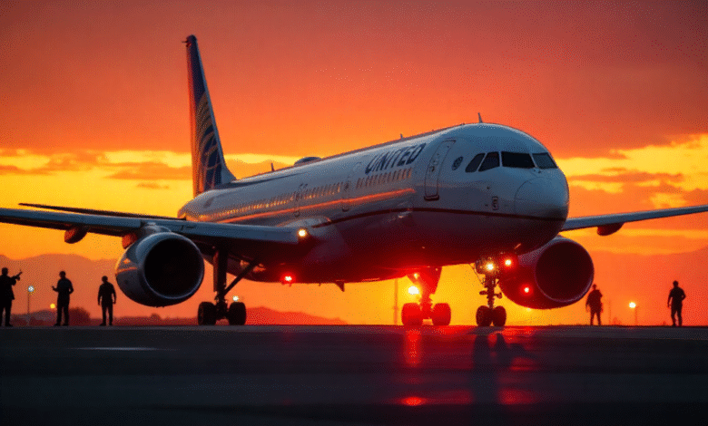 Coyote Strike United Airlines Flight
