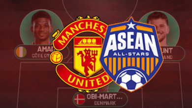 ASEAN All-Stars vs Manchester United F.C. Lineups