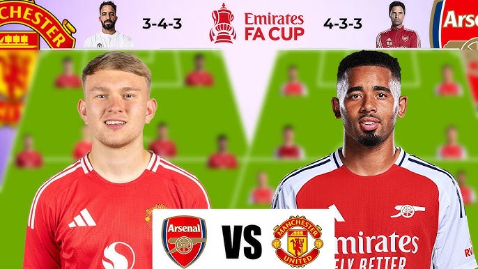 Arsenal F.C. vs Manchester United F.C. Lineups